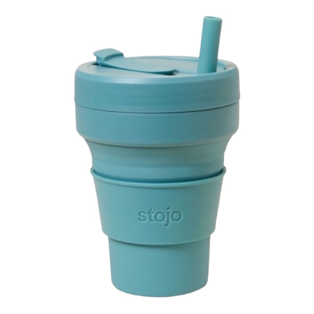 STOJO BIGGIE COLLAPSIBLE CUP EUCALYPTUS 16 OZ - BRAND NEW